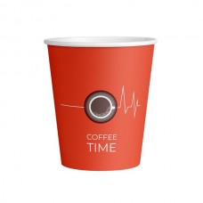 Стакан бумажный 250 мл "COFFEE TIME"  (50 штук)