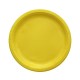 Тарелка бумажная D=230 мм "Yellow", ИП  (50 штук)