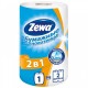 Полотенца бумажные "Zewa", 2 в 1, 28 м, 1 рулон
