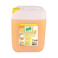 Мыло жидкое "Help"  5 кг, Молоко и мед