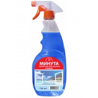 Средство для мытья стекол "Минута" 750 мл  СВЕЖИЙ ОЗОН, с распылителем