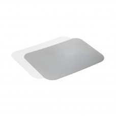 Крышка для алюминиевой формы картонная ламинированная серебристо-белая CL  (1 штука)